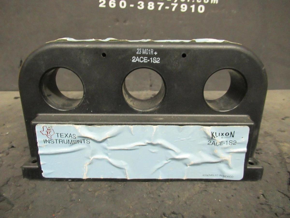 Used TEXAS INSTRUMENTS SENSATA KLIXON MOTOR PROTECTOR RELAY 2ACE-1S2 OVERLOAD