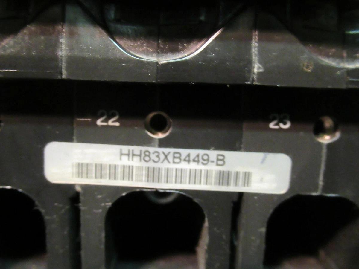 Used AIRPAX 3 POLE 38 AMP BREAKER 600 VAC 219-3-2600-449 44 TRIP AMPS HH83XB449-B