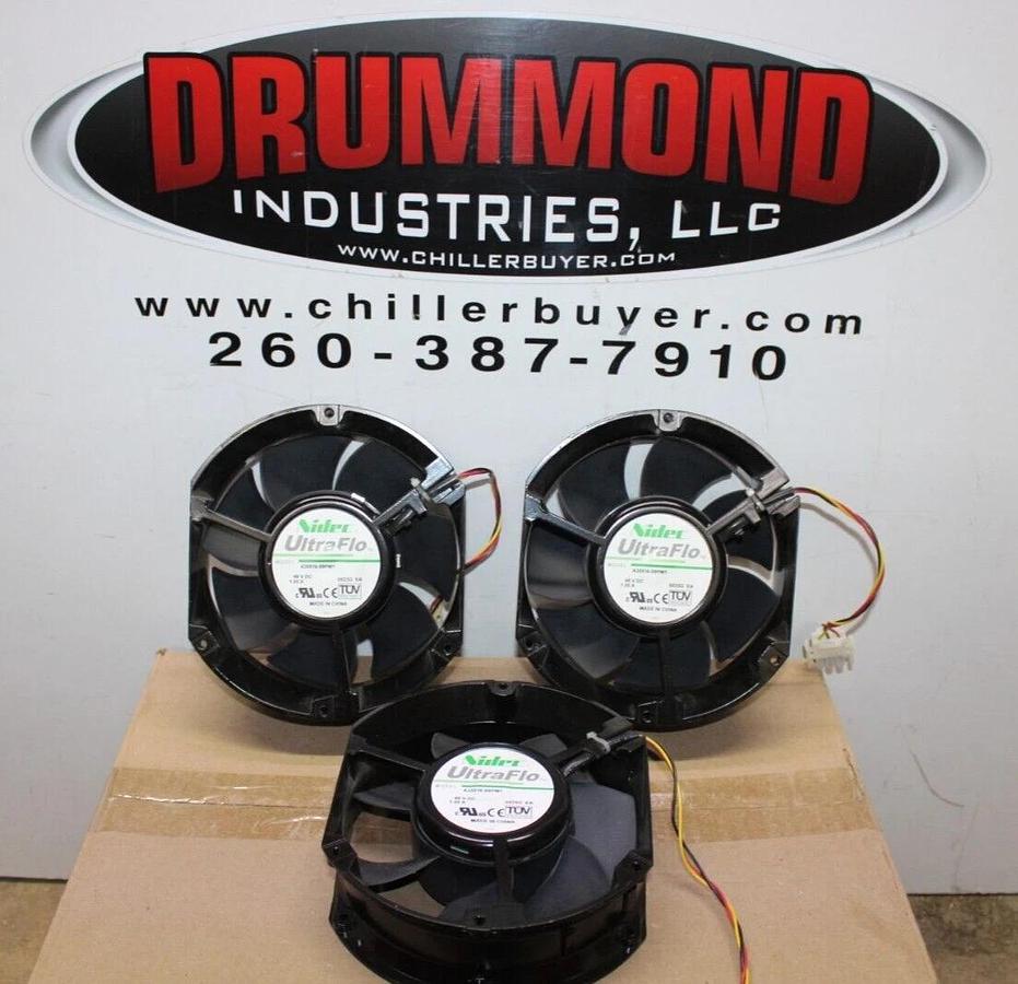 Used LOT OF 3 NIDEC ULTRAFLO COOLING FAN A35516-59PW1 48 VDC 1.55 AMP **WARRANTY**
