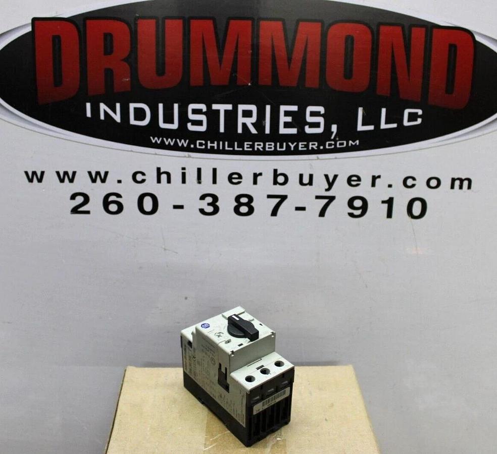 Used ALLEN BRADLEY MANUAL MOTOR STARTER 140M-D8E-B40 600 VAC 4 AMP 3 HP 3-PHASE