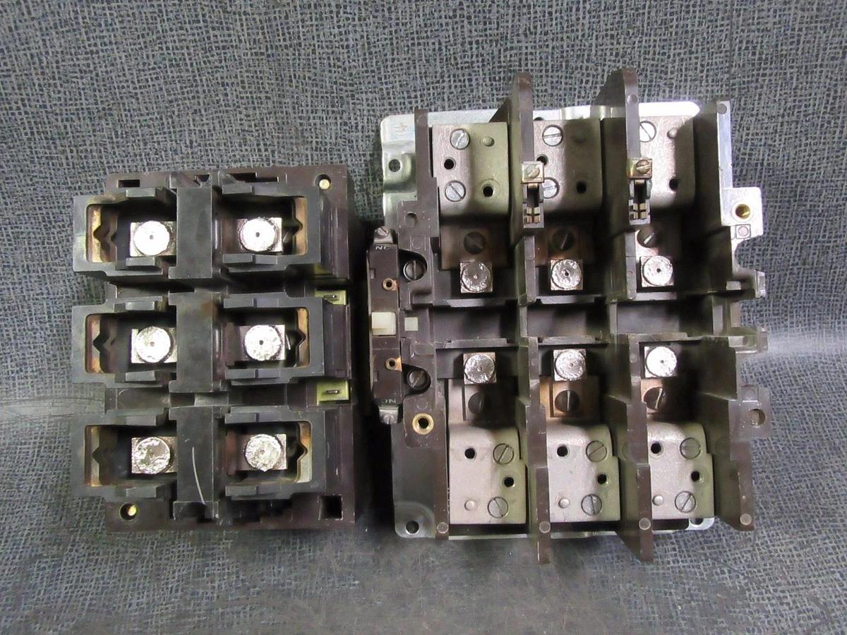 Used CUTLER HAMMER CONTACTOR 200 AMP 600V COIL: 440/480V C32KN3 SERIES B1 W/ AUX