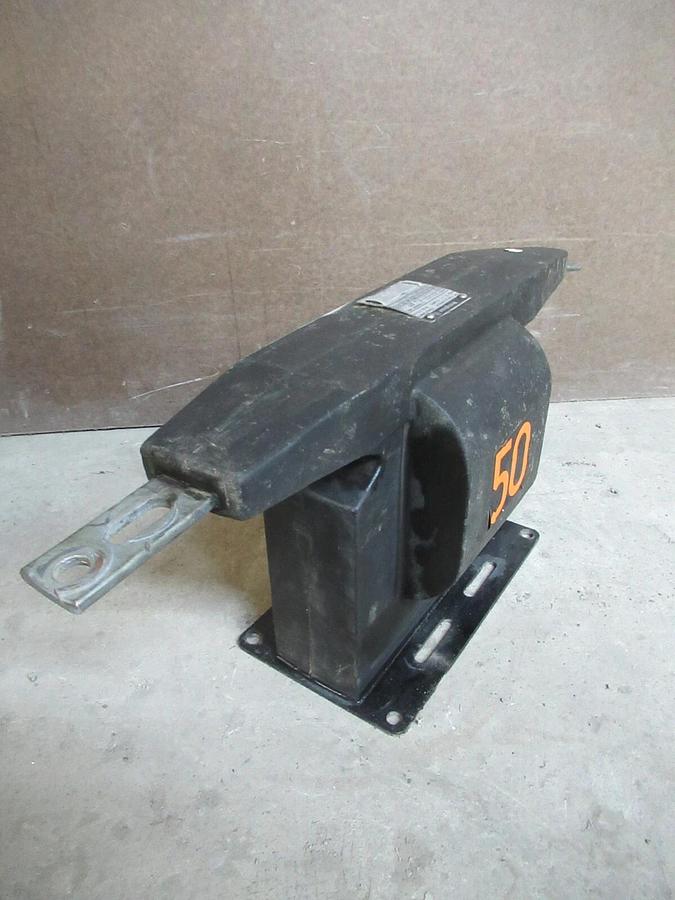 Used WESTINGHOUSE TRANSFORMER CTM-15 592A577G08 50:5 AMPS 25-60 CYCLES **WARRANTY**