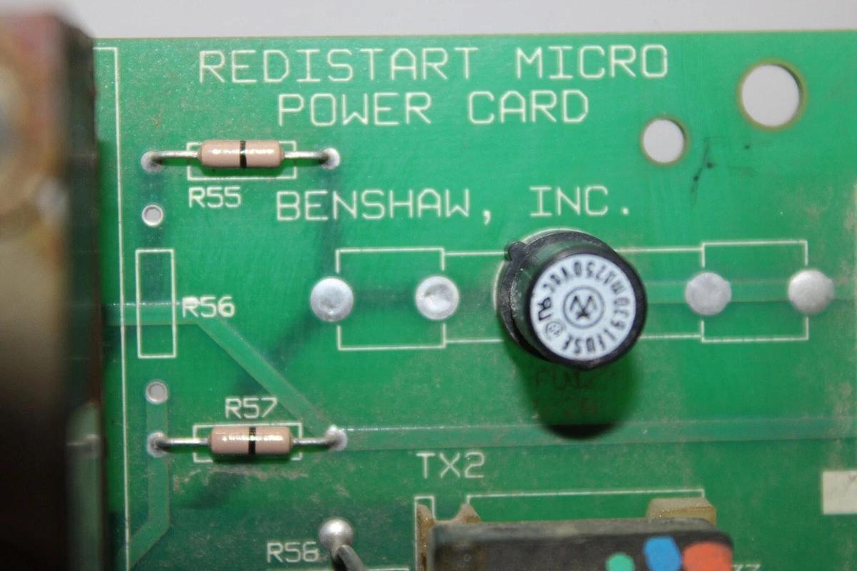 Used BENSHAW REDISTART MICRO POWER CARD CIRCUIT BOARD BIPCM1PWR **WARRANTY**