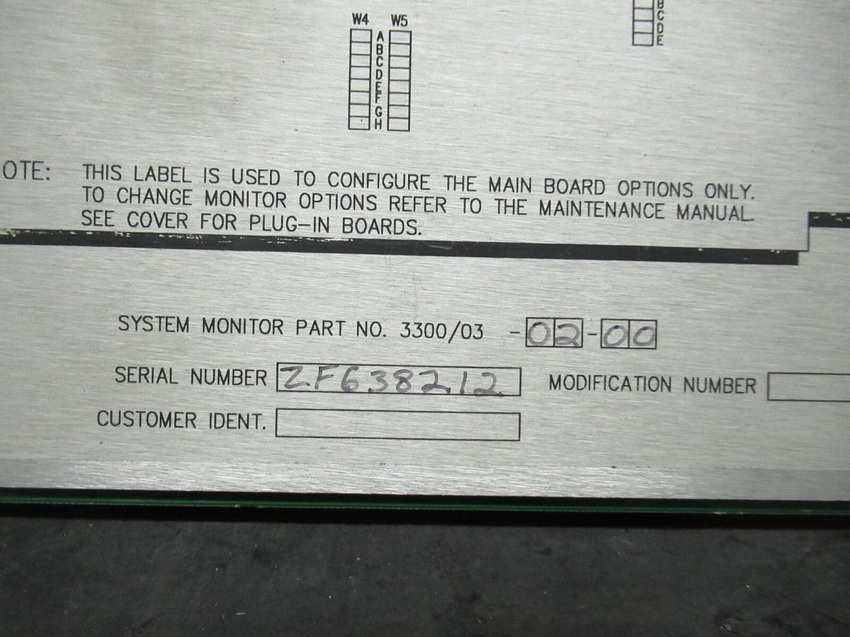 Used BENTLY NEVADA SERIAL DATA INTERFACE 89998-01 REV. A // 3300/03-02-00