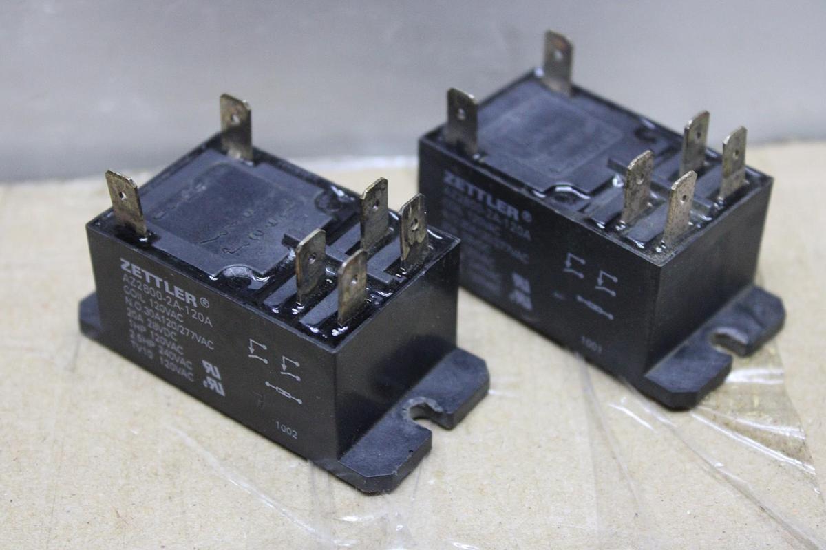 Used LOT OF 3 POTTER & BRUMFIELD T92S11A22-120 277 VAC 30 AMP 1 HP