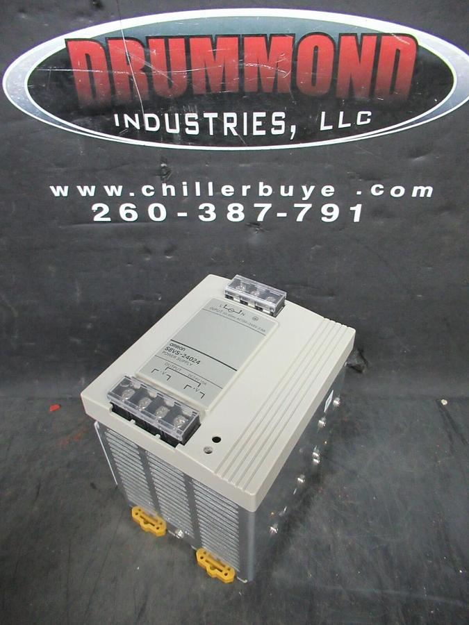Used OMRON POWER SUPPLY S8VS-24024 240 WATT INPUT: 100-240 VAC OUTPUT: 24 VDC