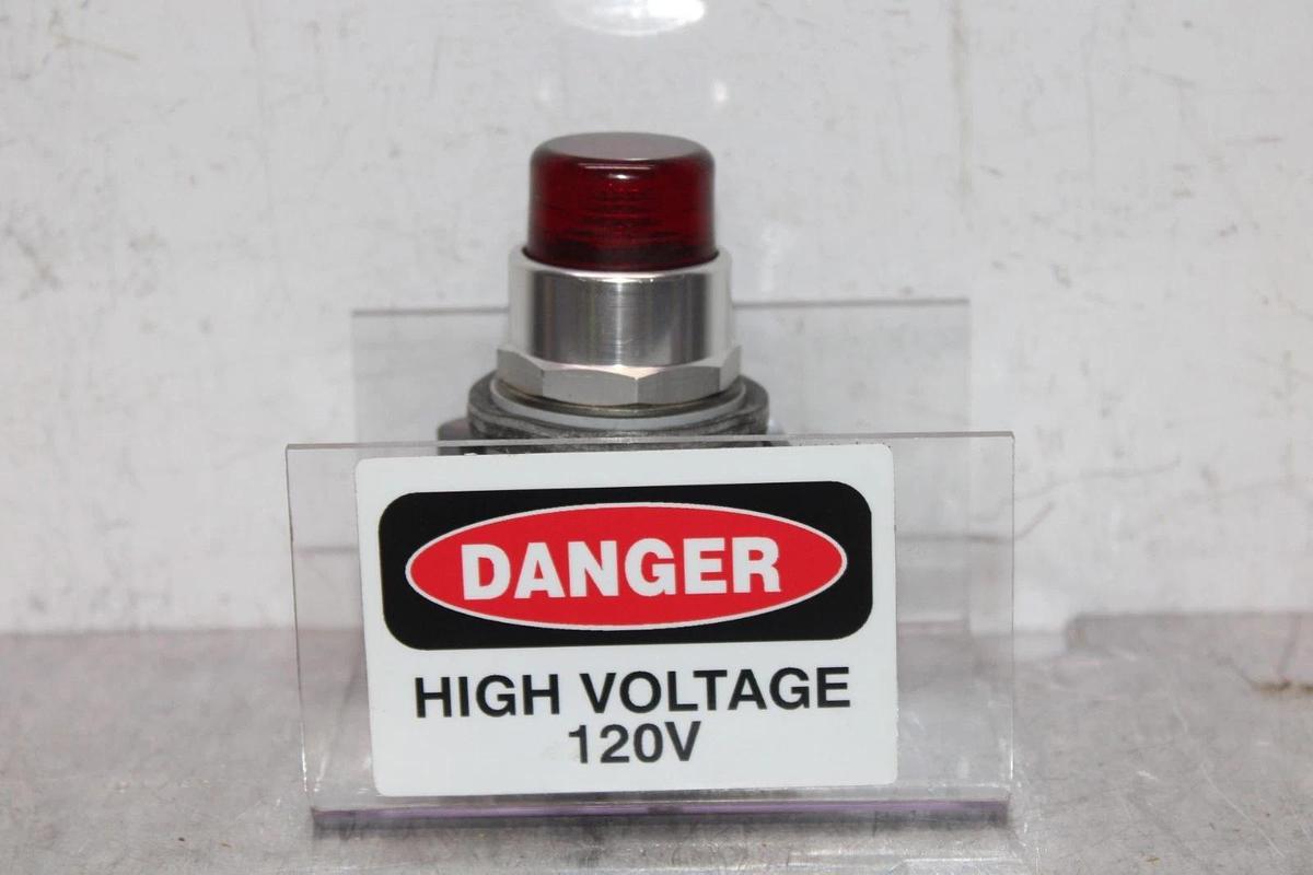 Used ALLEN BRADLEY PUSH BUTTON CONTACT BLOCK 800T-QTH10R 120 VOLT **WARRANTY**