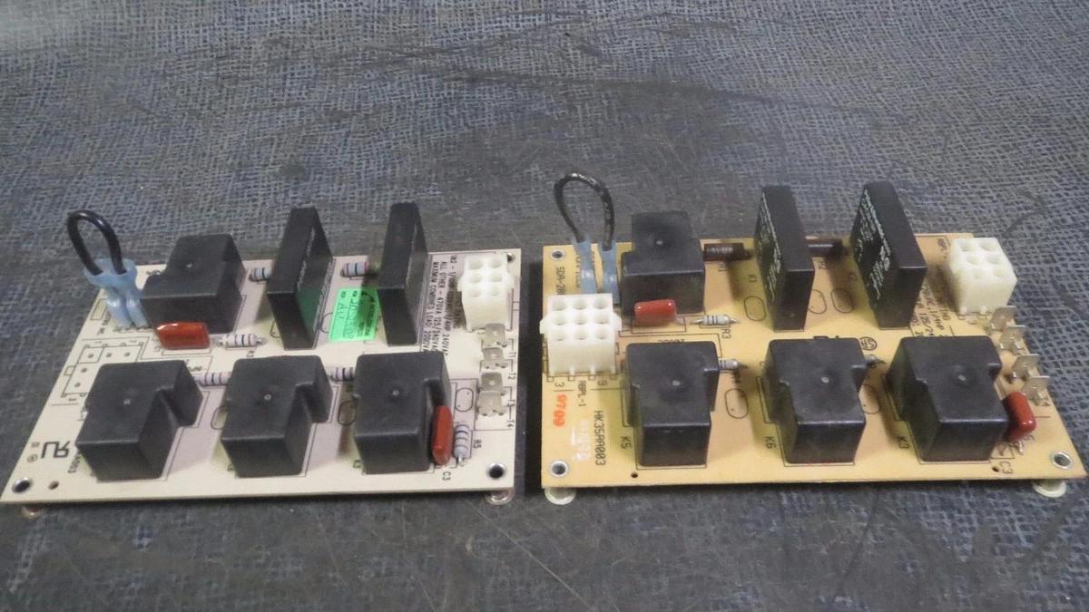 Used (1) CARRIER / POTTER & BRUMFIELD / MEGATECH RELAY CIRCUIT BOARD MODEL: HK35AA003