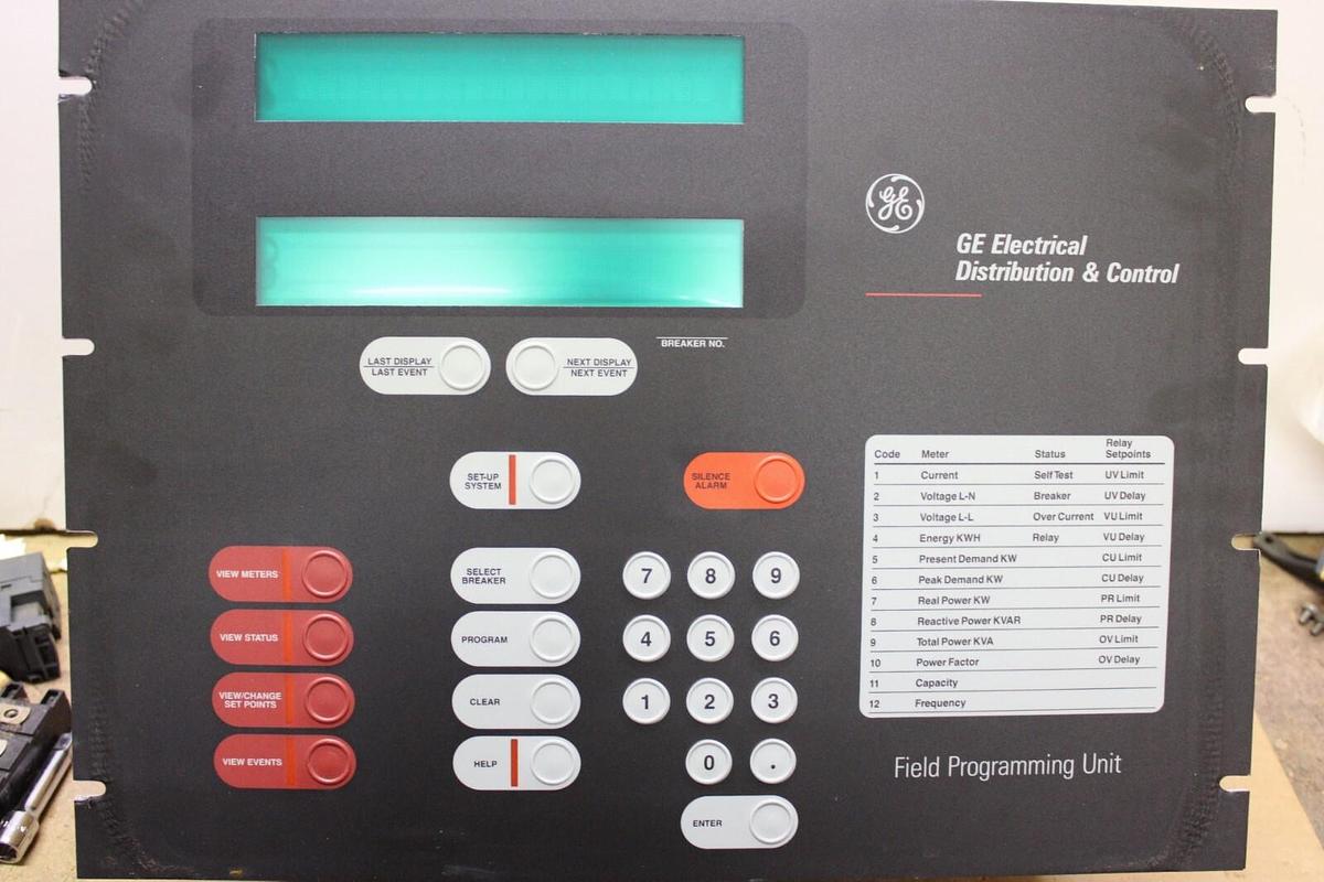 Used GE FIELD PROGRAMMING UNIT TFPU2DG2 MICROVERSA TRIP **WARRANTY**
