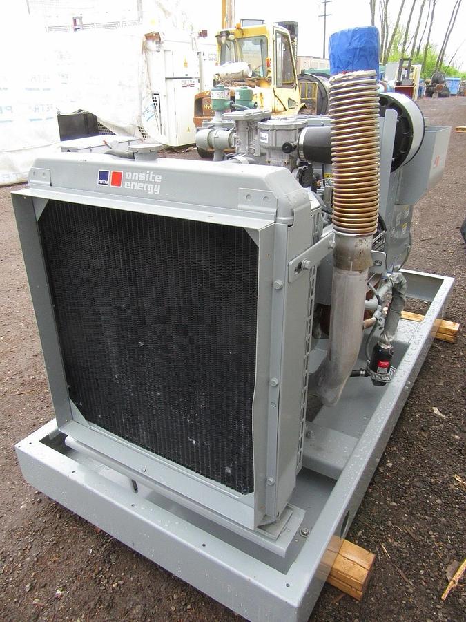 Used 50 KW GENERATOR MTU 5.0 NATURAL GAS / LP 120/208V 3 PH RE-CONNECTABLE 23 HRS