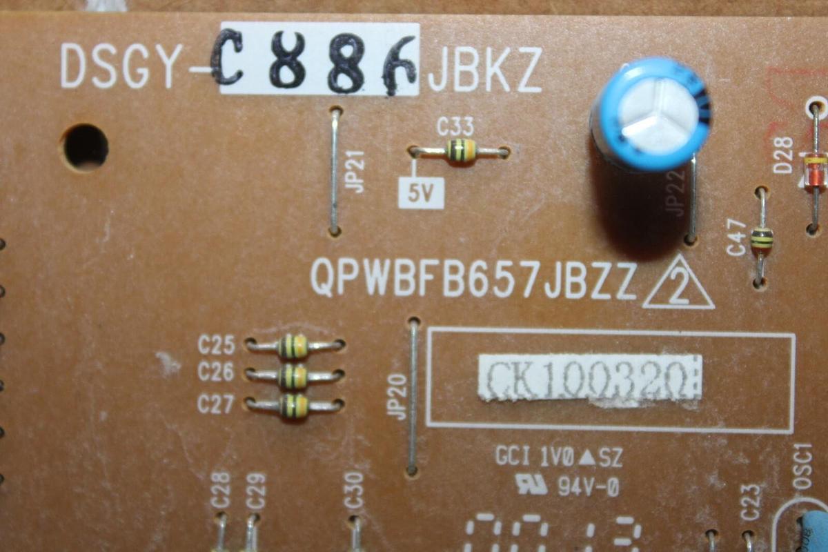 Used GENERAL ELECTRIC PTAC CONTROL QPWBFB656JBZZ DSGY-C886JBKZ *WARRANTY*
