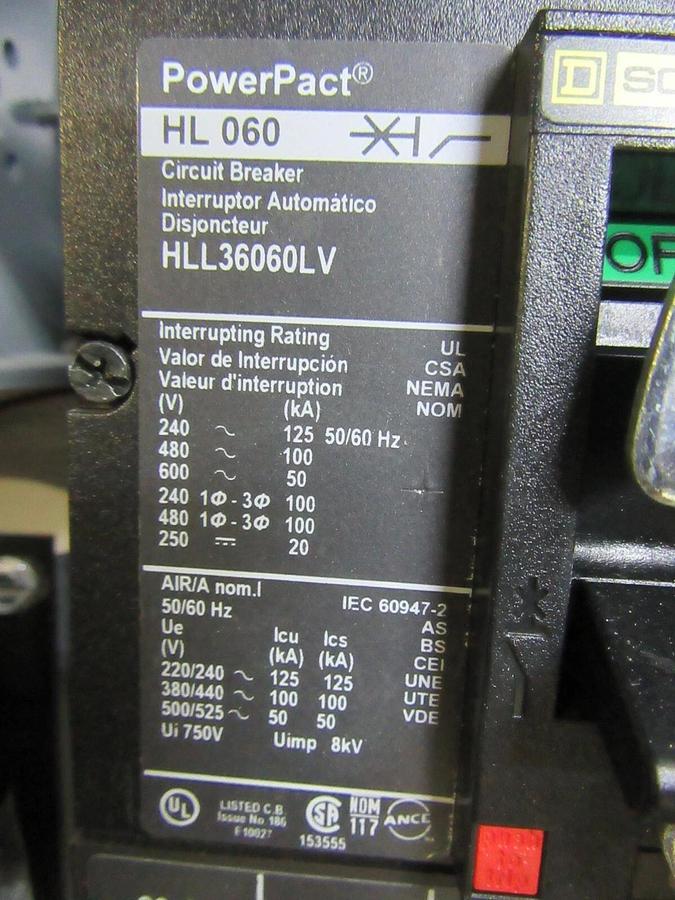 Used SQUARE D M-FLEX VARIABLE SPEED DRIVE MFDKG4VW ATV61HD11N4 20 HP 15 KW 460 VOLT