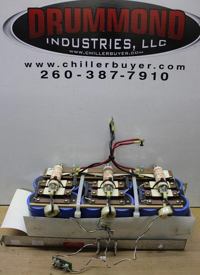 Used NIPPON CHEMI-CON CAPACITOR BANK U36D292 120110008-001 5800 uF 300 VOLT