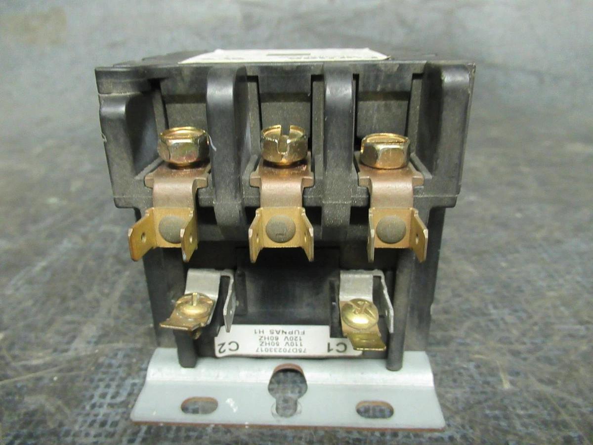 Used FURNAS DEFINITE PURPOSE CONTACTOR 42DF35AFAJW 50 AMP 600V 25HP COIL: 120V