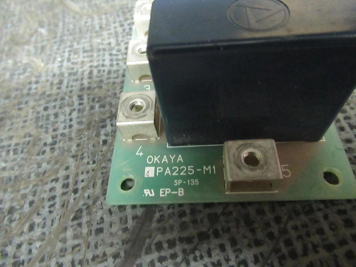 Used OKAYA RELAY BOARD 3PA225-M1 XYAU-05A **WARRANTY INCLUDED**