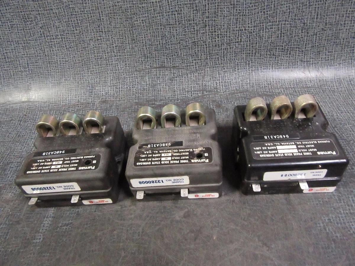 Used FURNAS SOLID STATE OVERLOAD RELAY 948CA31B TRANE # 13280008