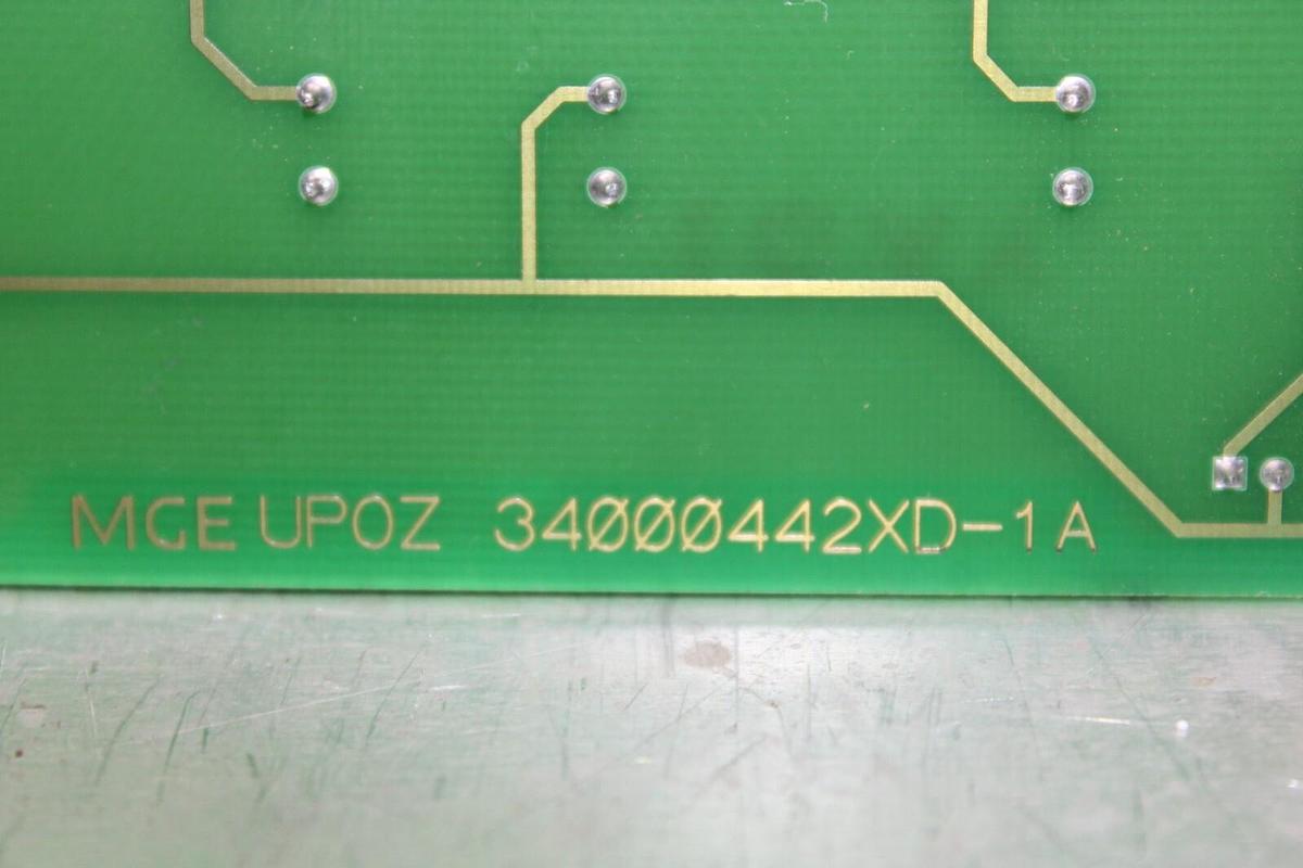 Used MGE SYSTEMS UPOZ CIRCUIT BOARD 34000442XD-2A *WARRANTY INCLUDED*