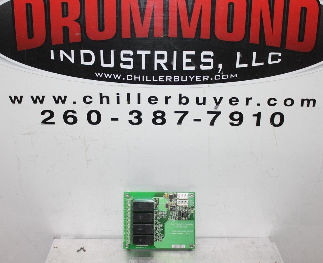 Used TRANE UCP3 QUAD RELAY OUTPUT 6400-1126-03 REV. C X13650806-03 REV. C