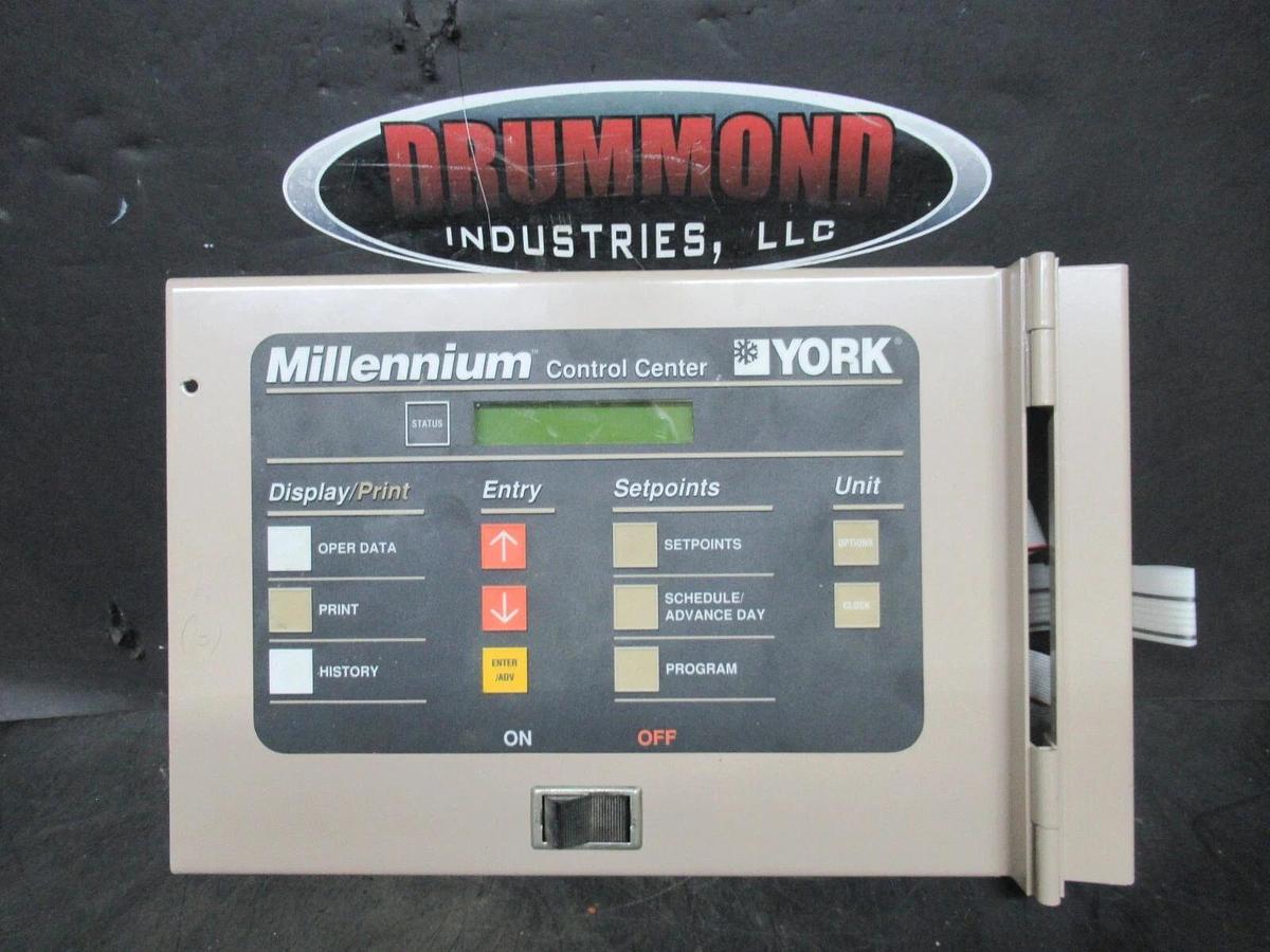 Used YORK MILLENIUM CONTROL CENTER DISPLAY AND INTERFACE 371-02742-101 **WARRANTY**