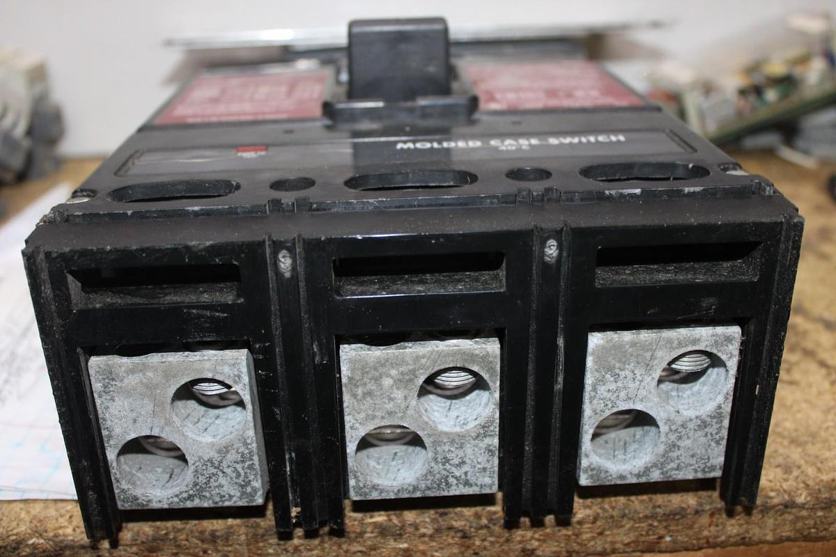 Used EATON MOLDED CASE SWITCH LS36060YE 600 AMP 600 VAC 3-POLE 50/60 HZ *WARRANTY*