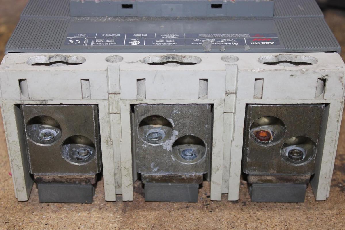 Used ABB CIRCUIT BREAKER SACE S6 S6H 600 AMP 600 VAC 3-POLE **WARRANTY INCLUDED**