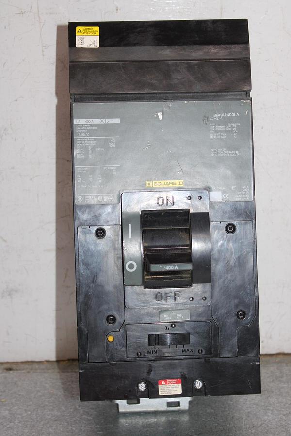 Used SQUARE D I-LINE CIRCUIT BREAKER HDA36060 60 AMP 600 VAC 3-POLE