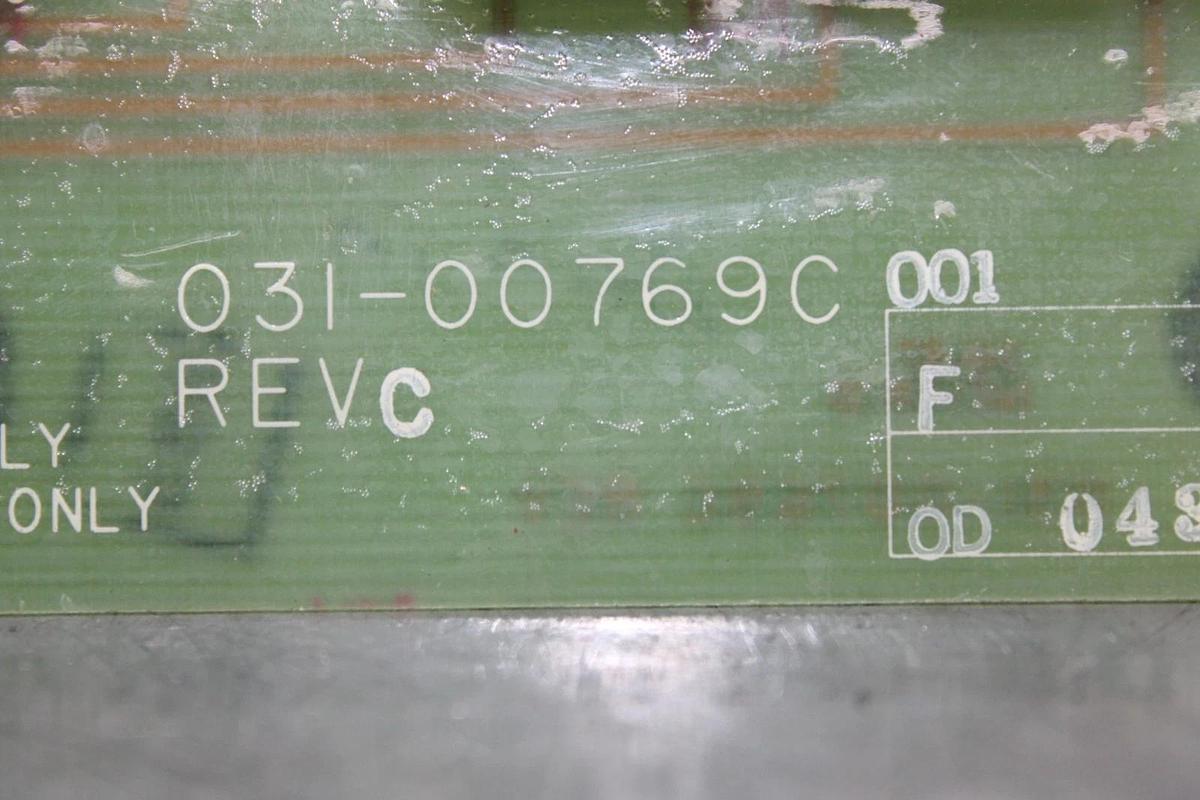 Used YORK CHILLER RELAY CIRCUIT BOARD 031-00769C001 REV. C **WARRANTY**