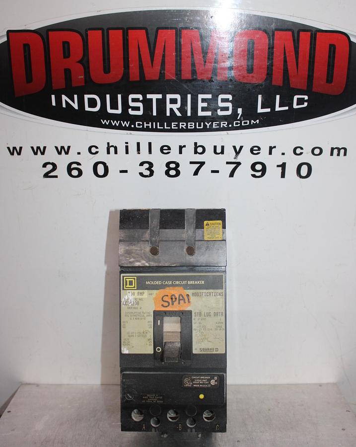 Used SQUARE D I-LINE CIRCUIT BREAKER LC36600 600 AMP 600 VAC 3-POLE