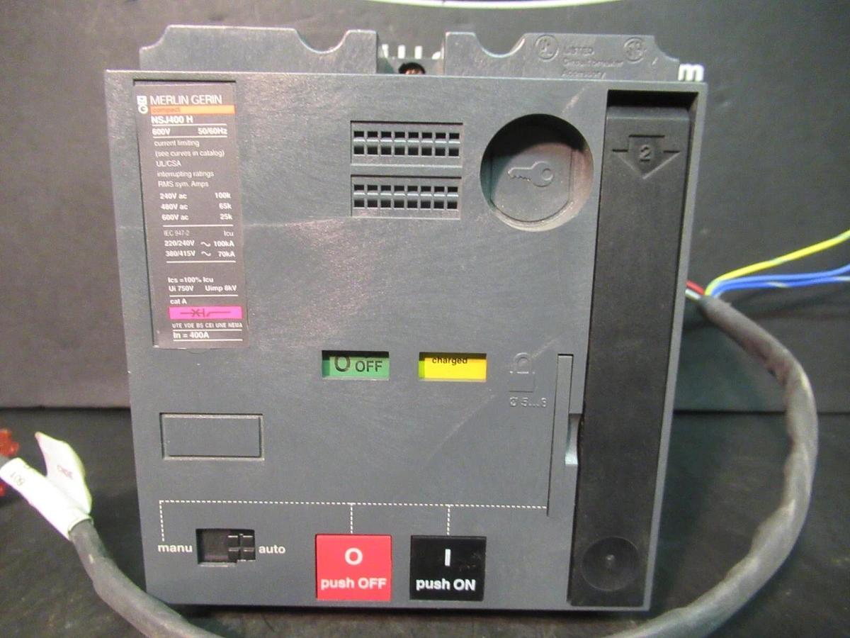 Used SCHNEIDER / SQUARE D / MERLIN GERIN NSJ400 H BREAKER OPERATING UNIT MECHANISM