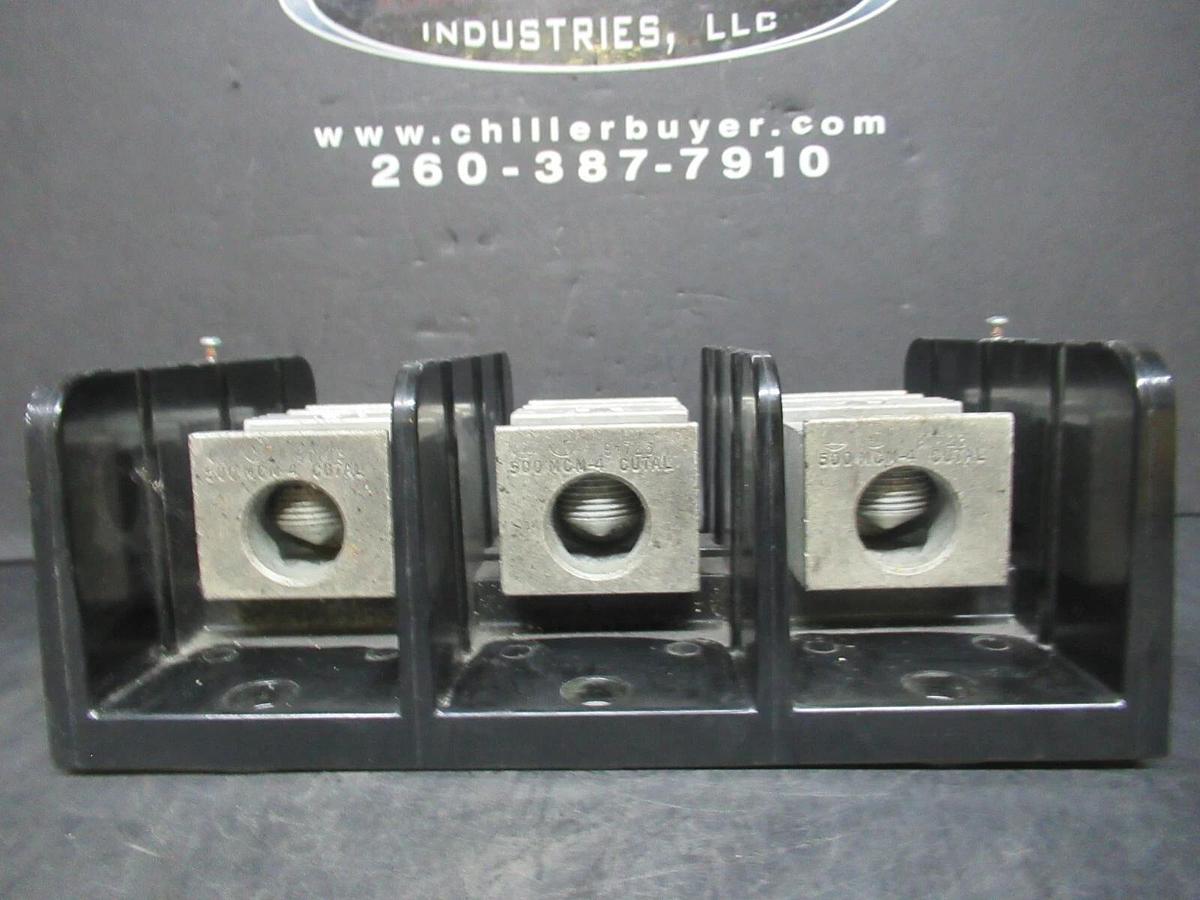 Used MARATHON POWER DISTRIBUTION BLOCK 1453579 380 AMP 600 VOLT **WARRANTY**