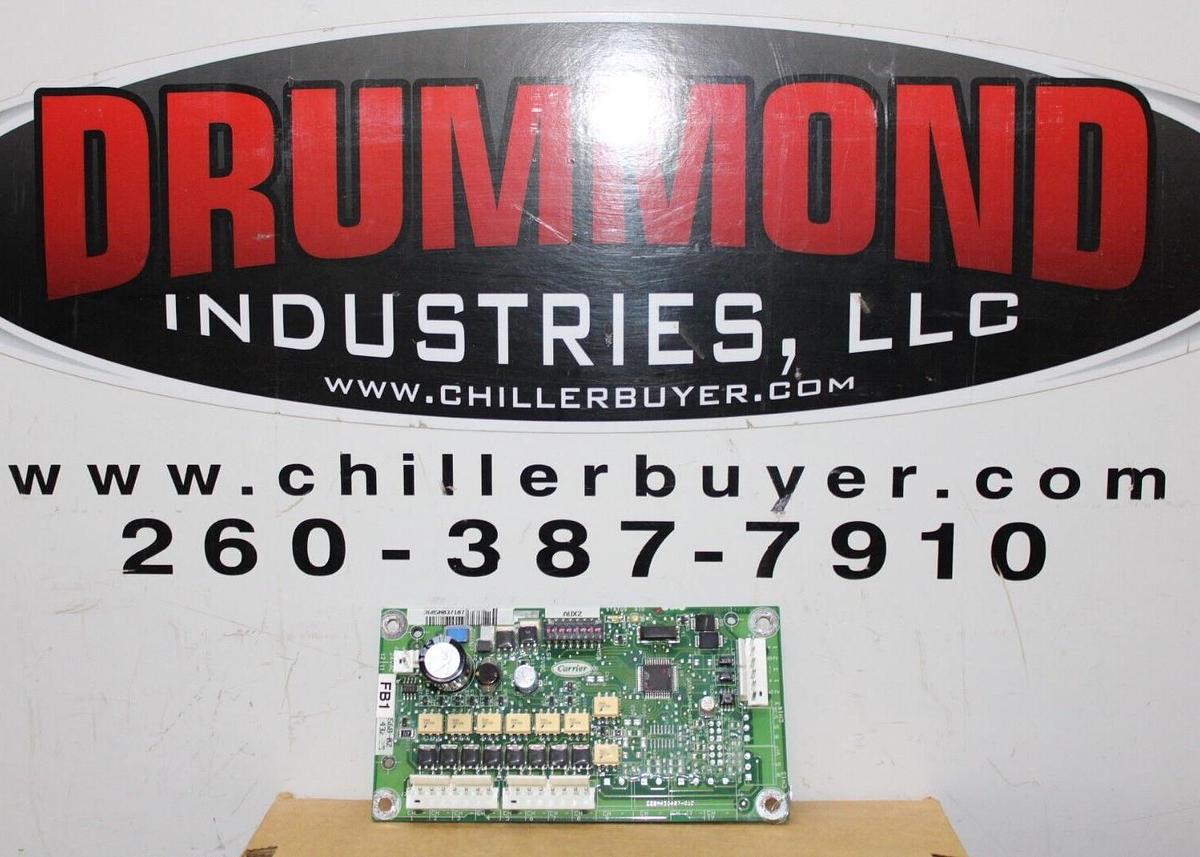 Used CARRIER DRIVER CIRCUIT BOARD CESS430487-02E CEBD430487-03C *WARRANTY*