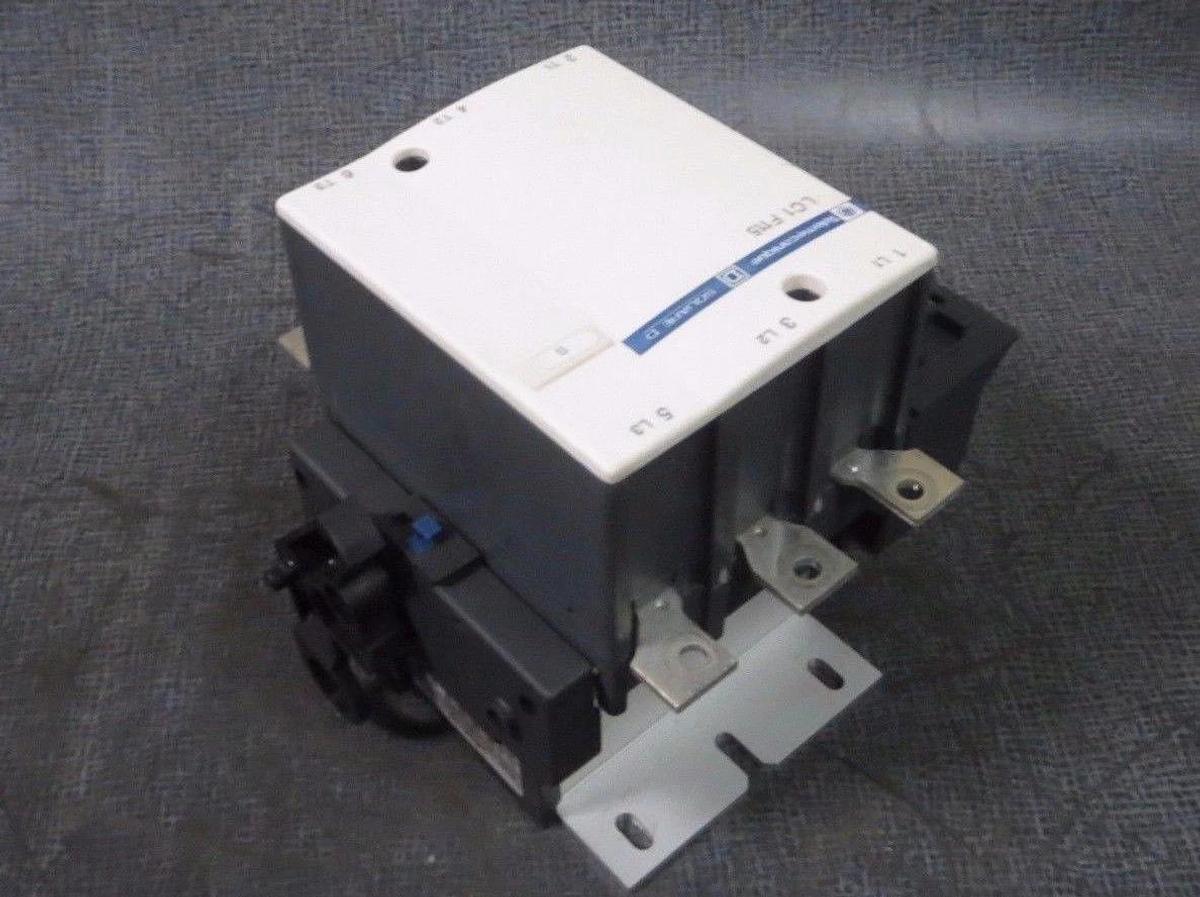 Used TELEMECANIQUE SQUARE D CONTACTOR 175 AMP 600V 3 PHASE 110V COIL MODEL: LC1 F115