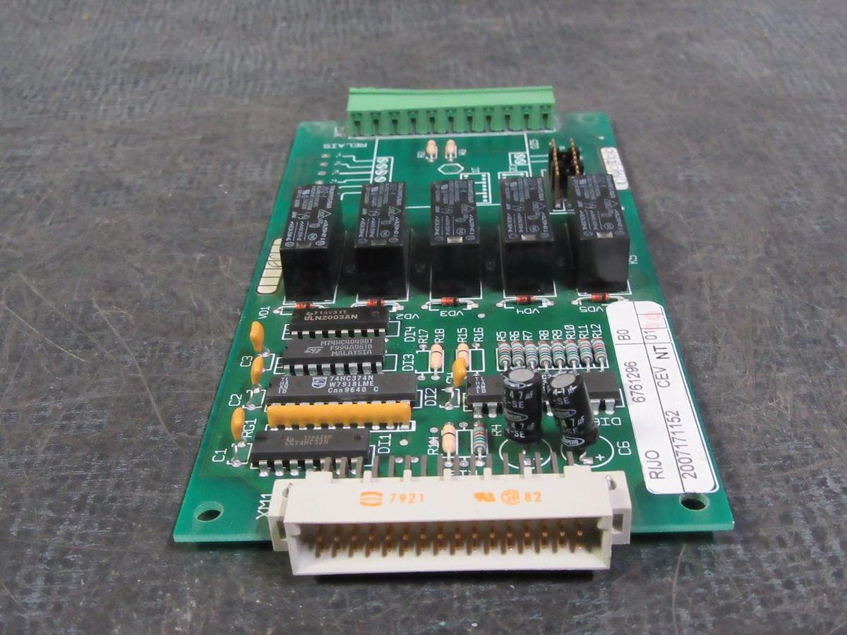 Used MERLIN GERIN CIRCUIT BOARD MODEL: RIJO 6761296 # RIJO6761296 **WARRANTY**