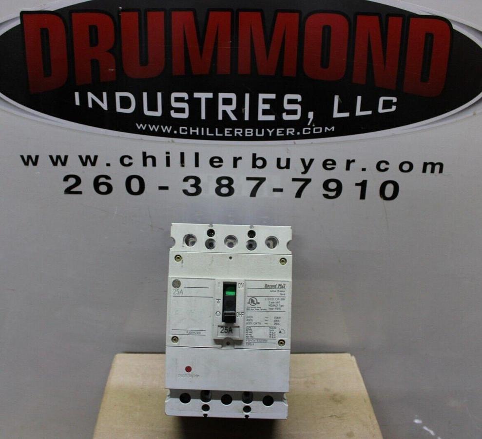 Used GE HACR CIRCUIT BREAKER FBN36TE025RV 25 AMP 600 VAC 3-POLE **WARRANTY**