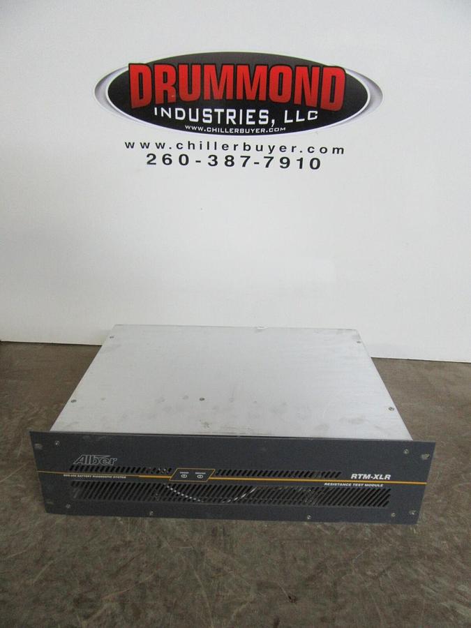 Used ALBERCORP RTM-XLR RESISTANCE TEST MODULE 1002-262 x6 DCM x11 LOAD CONNECTIONS