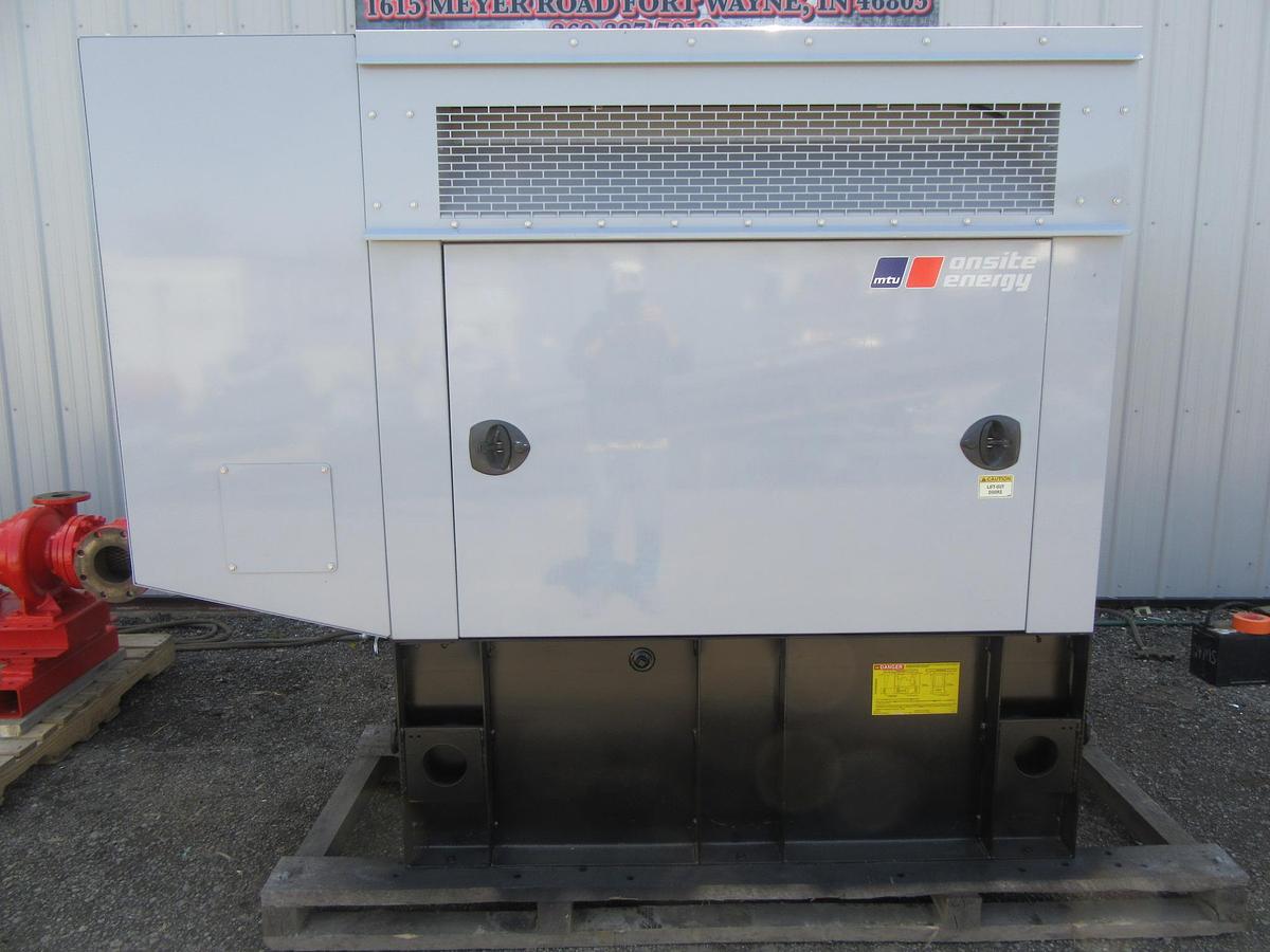 Used 20 KW DIESEL GENERATOR MTU 120/240 V 4LE1 ISUZU SOUND ENCLOSED 116 HRS  VIDEO
