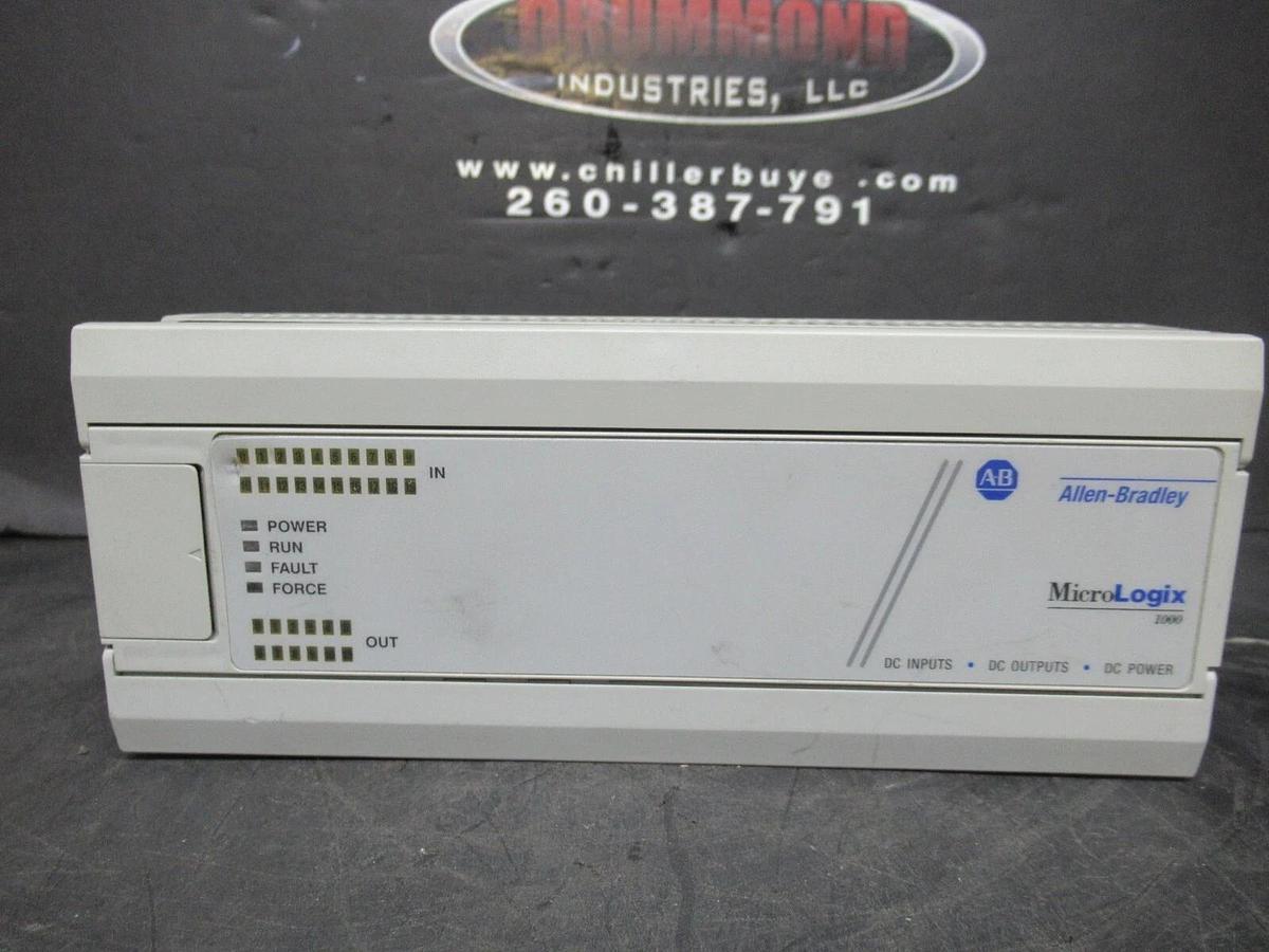 Used ALLEN BRADLEY MICROLOGIX1000 1761-L32BBB SER. D 30 VDC 1.5 AMP **WARRANTY**
