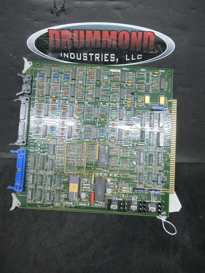 Used EXIDE S6000 ANALOG CIRCUIT BOARD 118302581 B 101072754 REV E 110071580 110073646