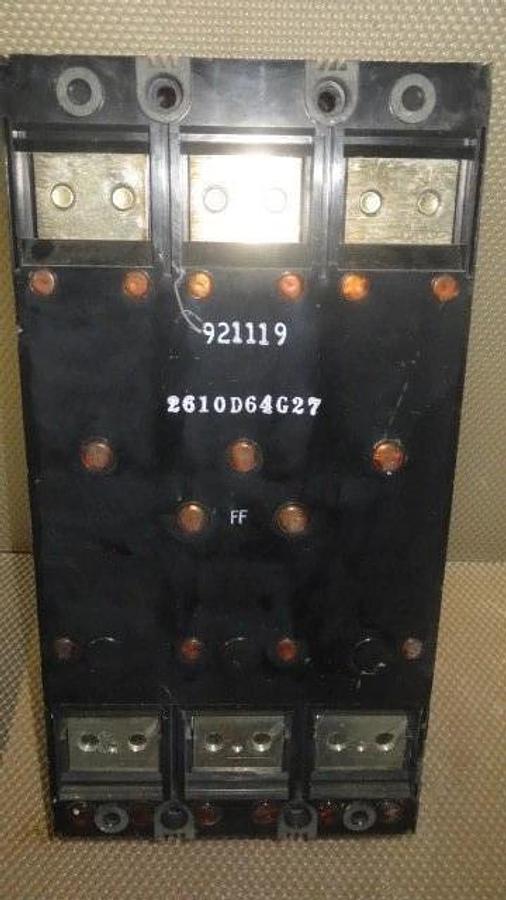 Used CUTLER HAMMER NS-Y BREAKER RED LABEL 1200 AMP MAX 600 VAC 3 POLE MODEL NS36120YA