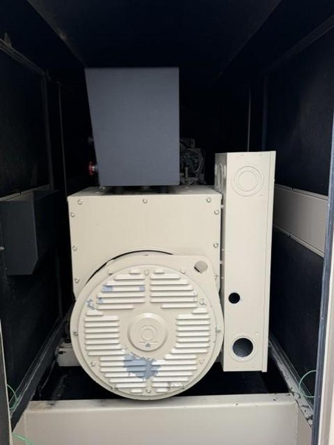 Used 60 KW DIESEL GENERATOR KATOLIGHT 120/240V RE-CONNECTABLE SOUND ENCLOSED 593 HRS