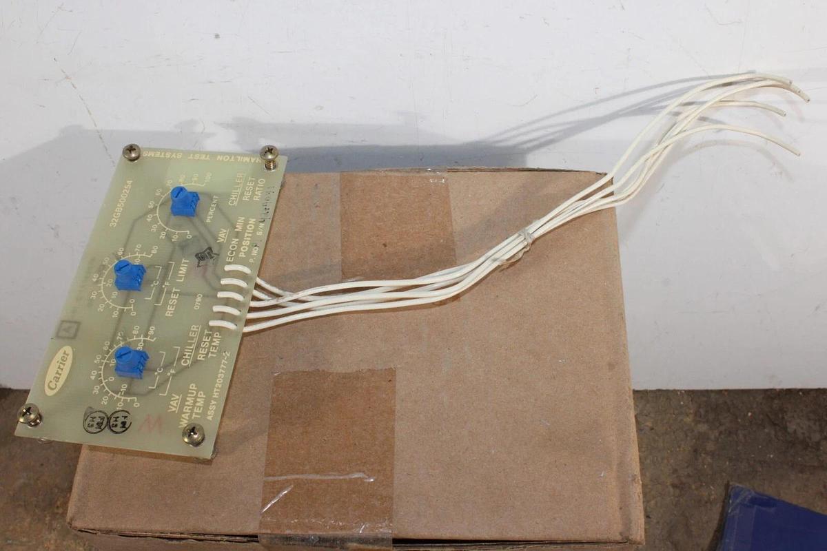 Used CARRIER TEMPERATURE RESET CIRCUIT BOARD 32GB500254 HT203777-2 P-1