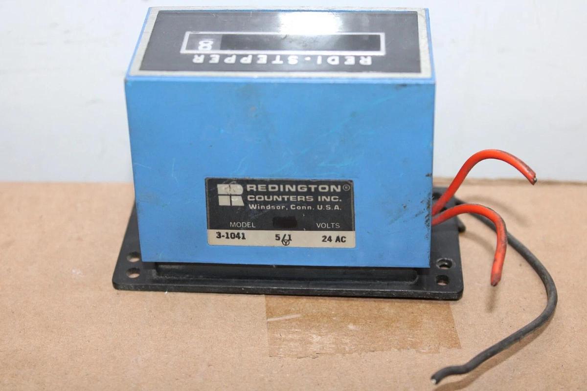 Used REDINGTON REDI-STEPPER COUNTER 3-1041 24 VAC **WARRANTY INCLUDED**