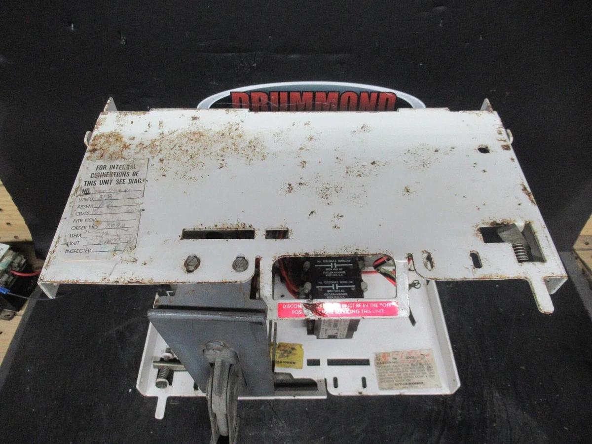 Used CUTLER HAMMER MOTOR STARTER CONTROL 12" W/ A10CN0 NEMA SIZE 1 3 AMP 600 VAC