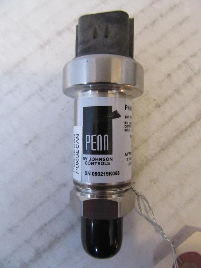 YORK / PENN / JOHNSON CONTROLS P499RDAB501 P/N 025-29148-008 PRESSURE TRANSDUCER