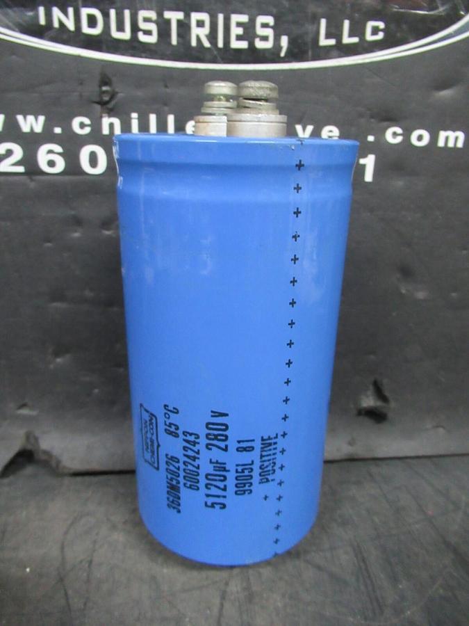 Used NIPPON CHEMI-CON CAPACITOR 36DM5026 60024243 5120 uF 280 VOLT **WARRANTY**