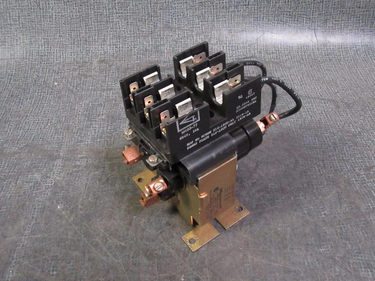 Used MAGNECRAFT FUSIBLE MERCURY RELAY 35 AMP 3 PHASE 480V MODEL: ML35AAA-001S-120A