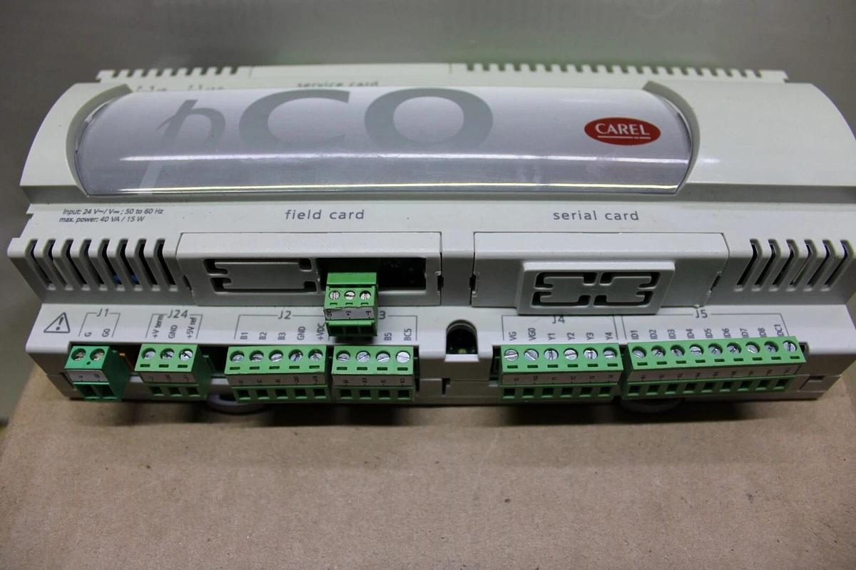 Used CAREL PCO PROGRAMMABLE CONTROLLER PCO3000AS0 24 VAC 40 VA 15 WATT