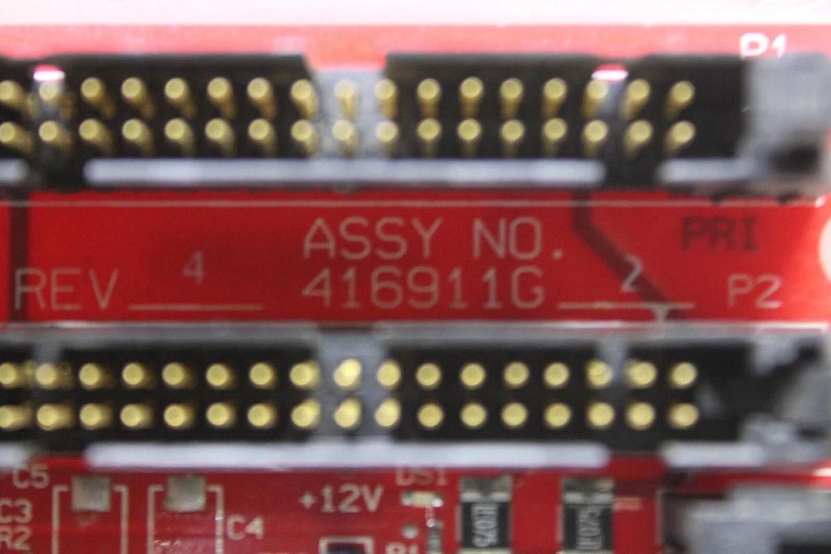 Used EMERSON INTELLISLOT CIRCUIT BOARD 416911G2 REV. 4 416911G253V0403
