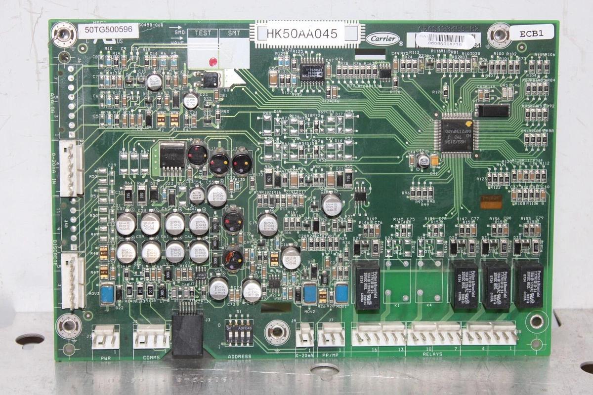 Used CARRIER HVAC CONTROL CIRCUIT BOARD CEAS130459-02 50TG500596 HK50AA045