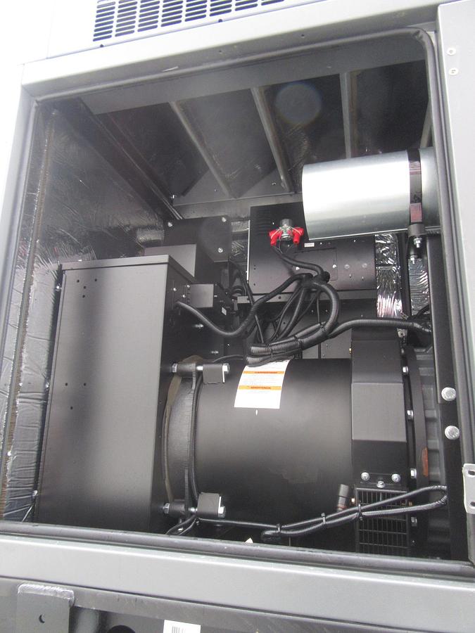 Used 50 KW DIESEL GENERATOR GENERAC 120/240V FPT BRAND NEW SOUND ENCLOSED VIDEO 50 KW